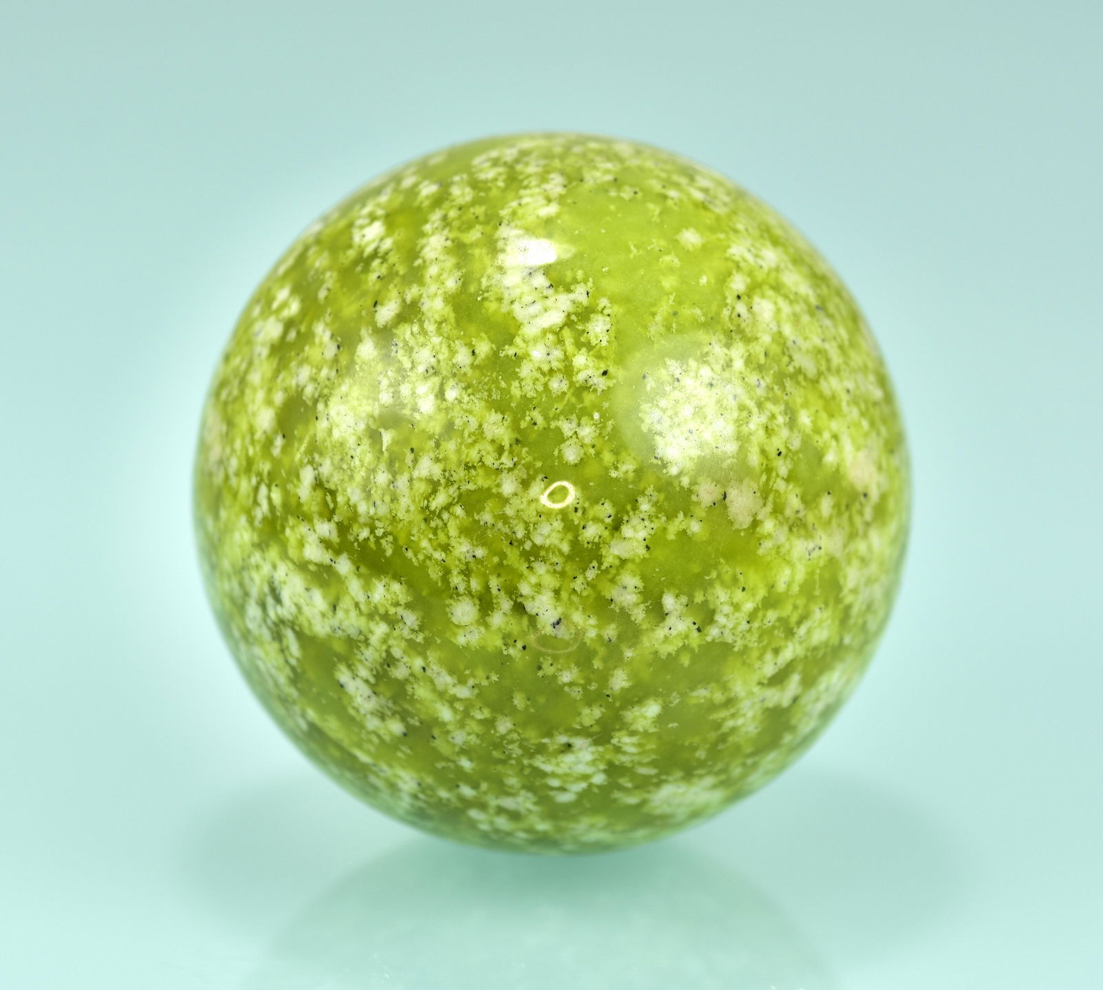 140 Gram Beautiful Serpentine Sphere (1 of 4)