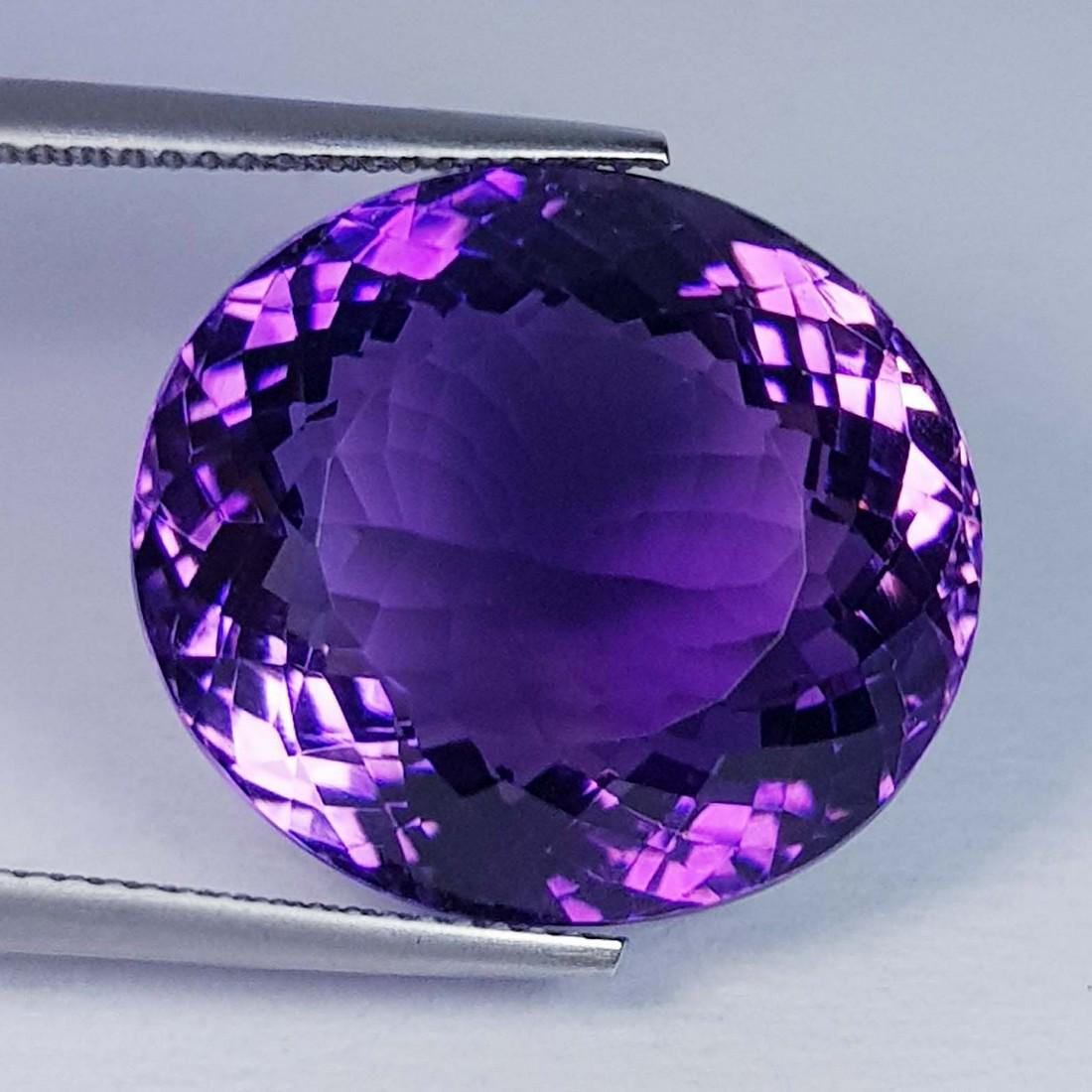 32.27 ctz" AAA Top Color Stunning Purple Gem Natural Amethyst (1 of 4)