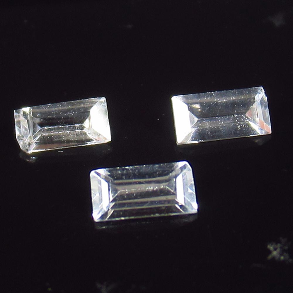 Natural Fancy White Sapphire Set - 0.38 Ct (1 of 2)