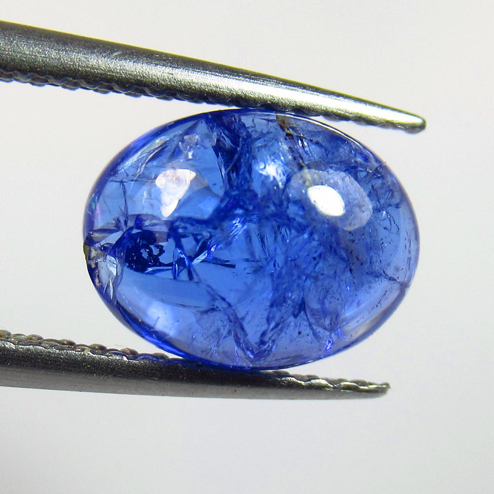 2.32 Ctw Natural Tanzanite Oval Cab: No Reserve! Title: 2.32 Ctw Natural Tanzanite Oval Cab Stone Clarity: VVS Gemstones: Natural Tanzanite Carat Weights: 2.32 Size/Dimensions: 9.00 x 7.00 x 4.00 mm Additional Information: Top Quality Lu