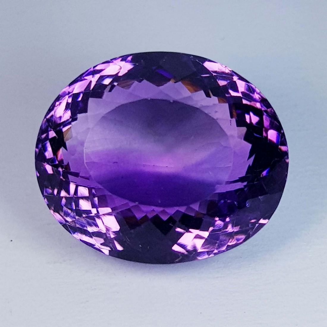 37.03 ctz" AAA Top Color Stunning Purple Gem Natural Amethyst (1 of 4)