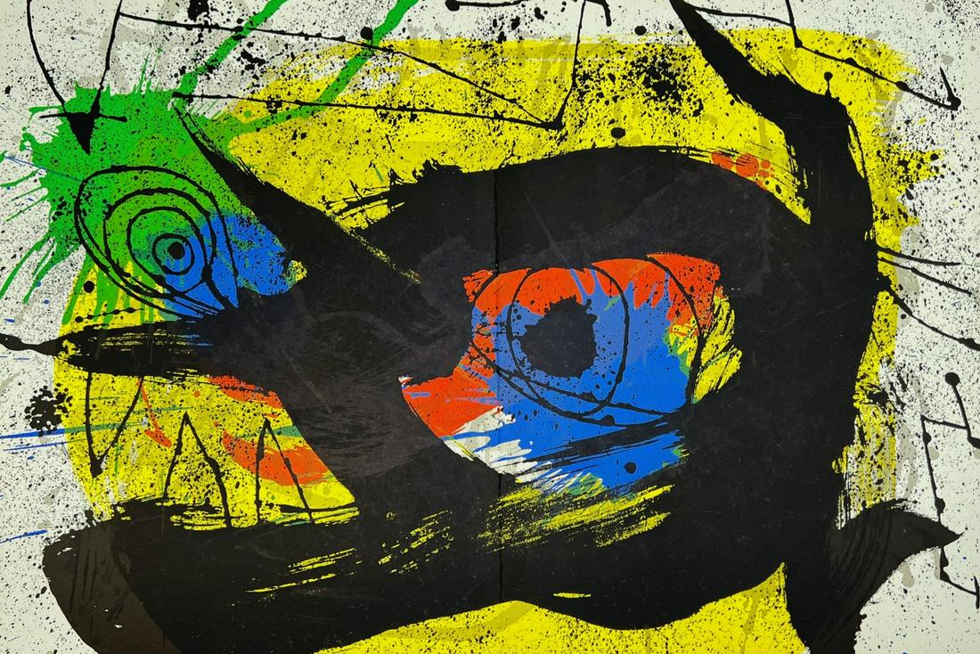 Joan Miro Print - Original Lithography - Limited Edition of 150 - Paris (1 of 3)