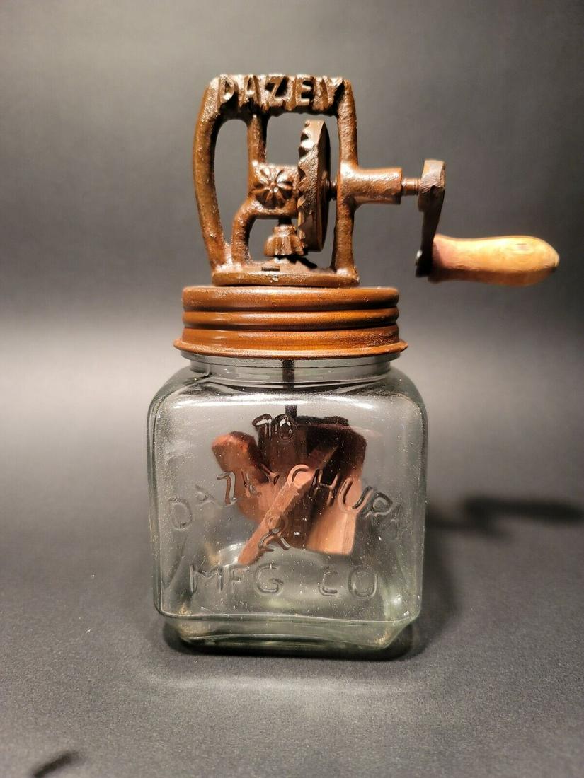 #10 Dazey Churn Glass & Iron Butter Churn (1 of 12)