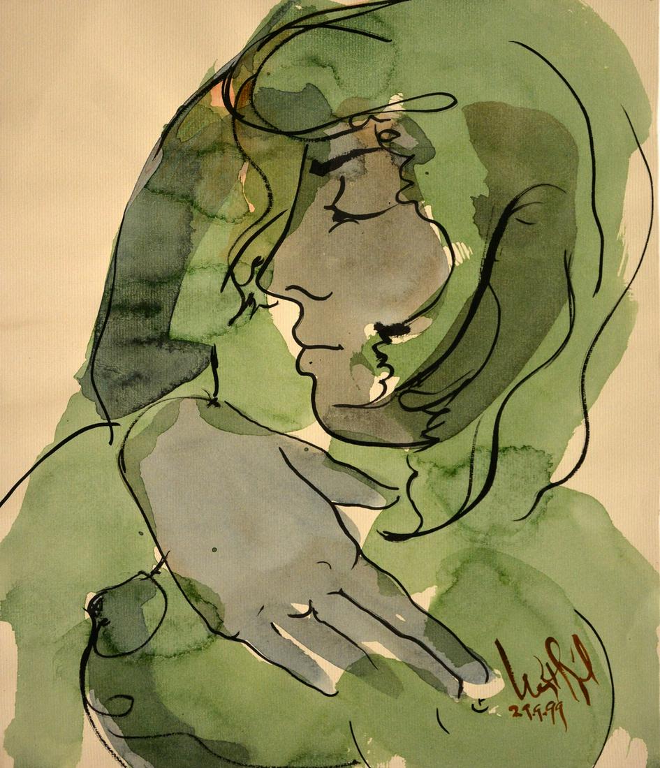 Luis Miguel Valdes, Cuban, ink, 1999 (1 of 3)