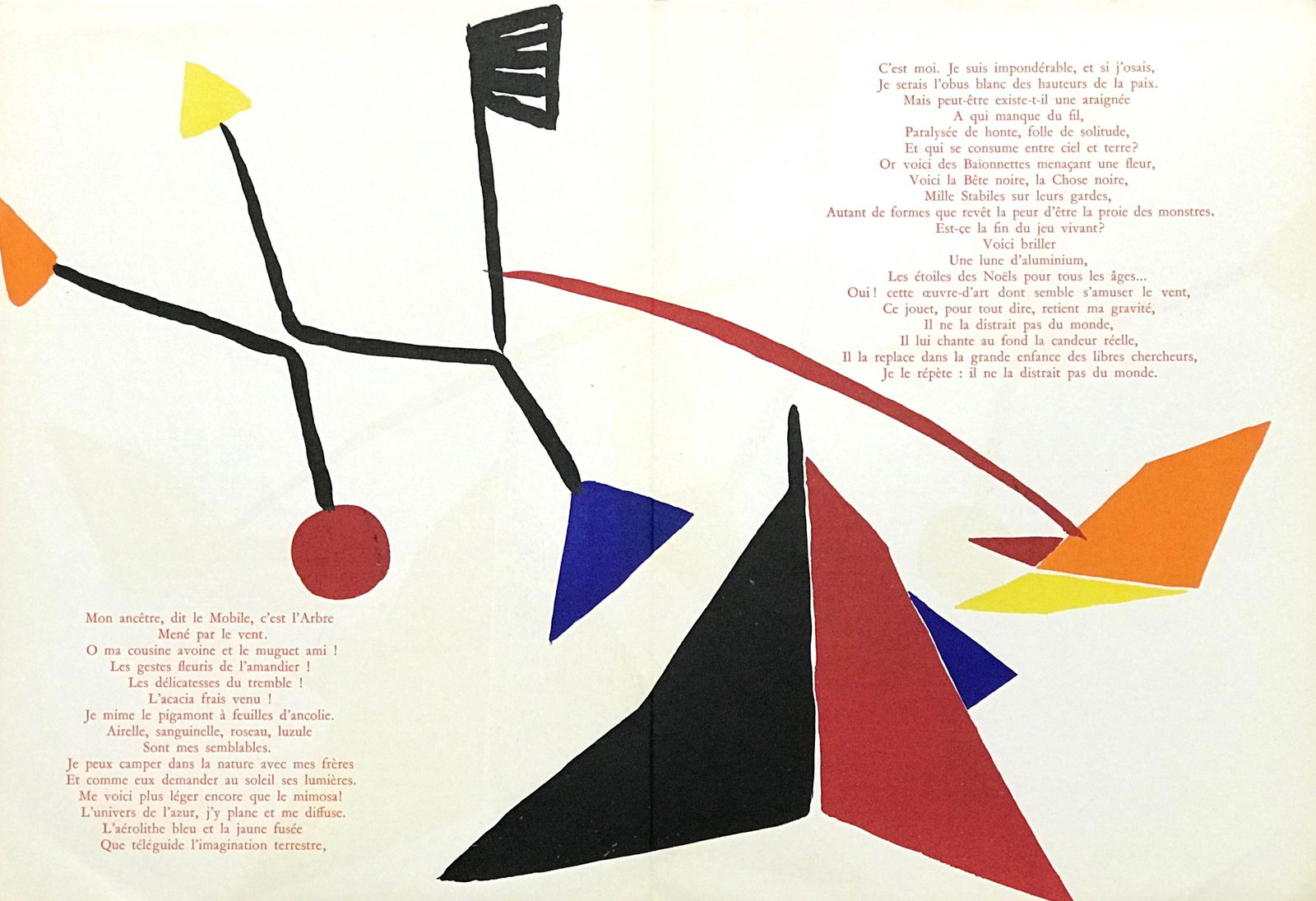 Alexander Calder original lithograph, 1954 (1 of 1)