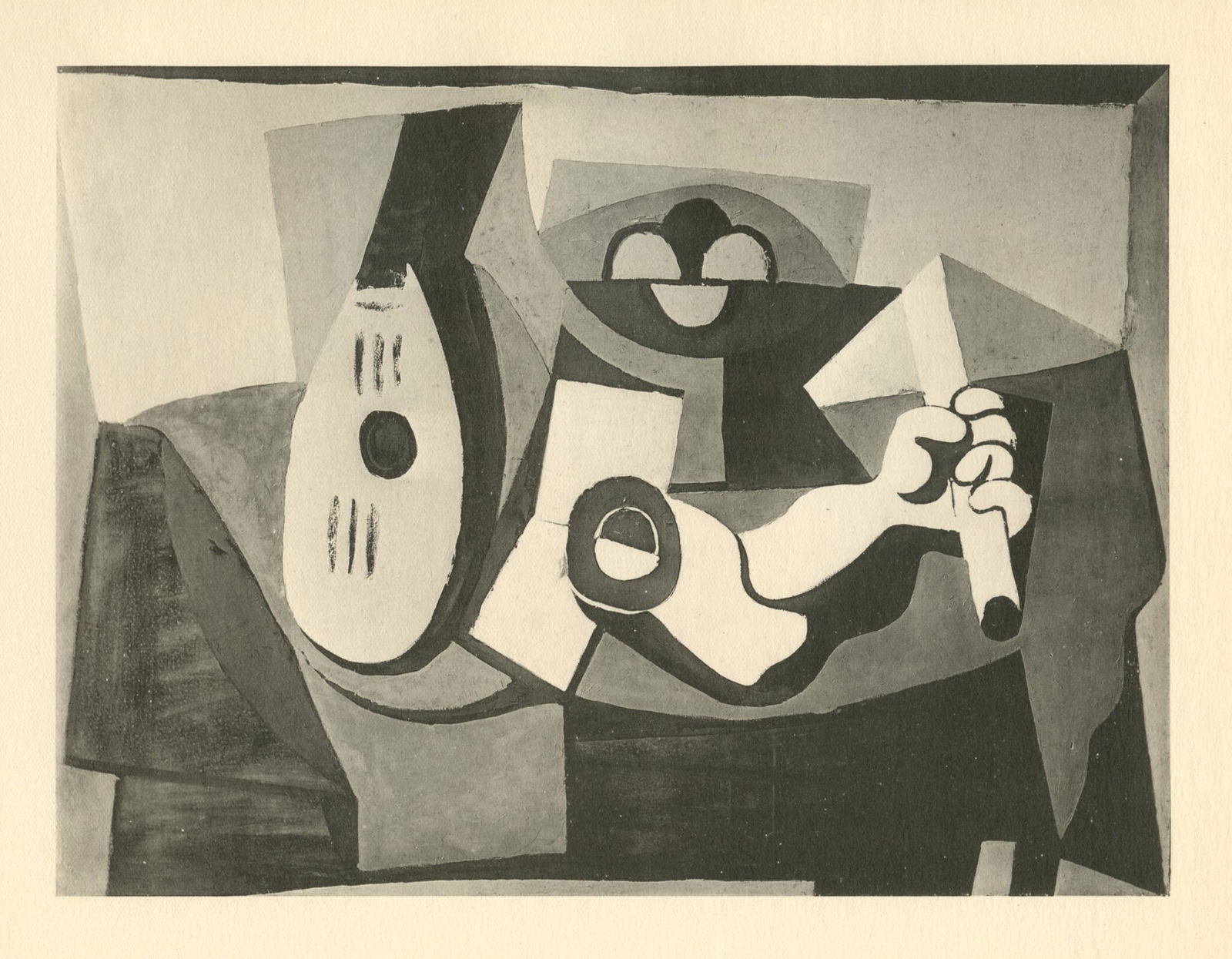 Pablo Picasso - Still Life with Guitar (1 of 1)