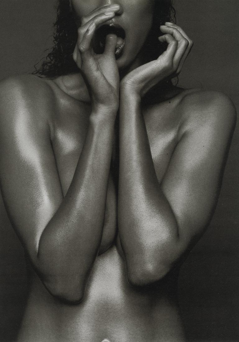BRUNO BISANG - Tyra Banks: Artist: Bruno Bisang Title: Tyra Banks Medium: Photo Litho, 2000, Italy Dimensions: 9.25x13.2" Description: Heat Wax Mounted on 12x16" Conservation Board Artist Bio: Bruno Bisang (born 1952 ) is a Swi