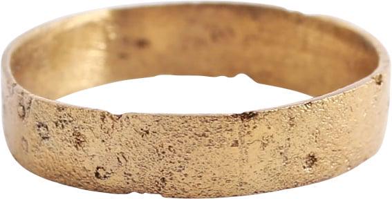 ANCIENT VIKING WEDDING RING, SIZE 3 3/4 (1 of 4)