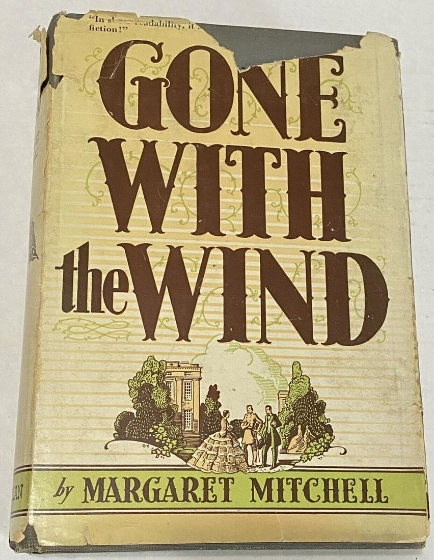 *1ST Edition Nov. 1938 Printing GONE WITH THE WIND Margaret Mitchell 1938 HC/DJ (1 of 11)