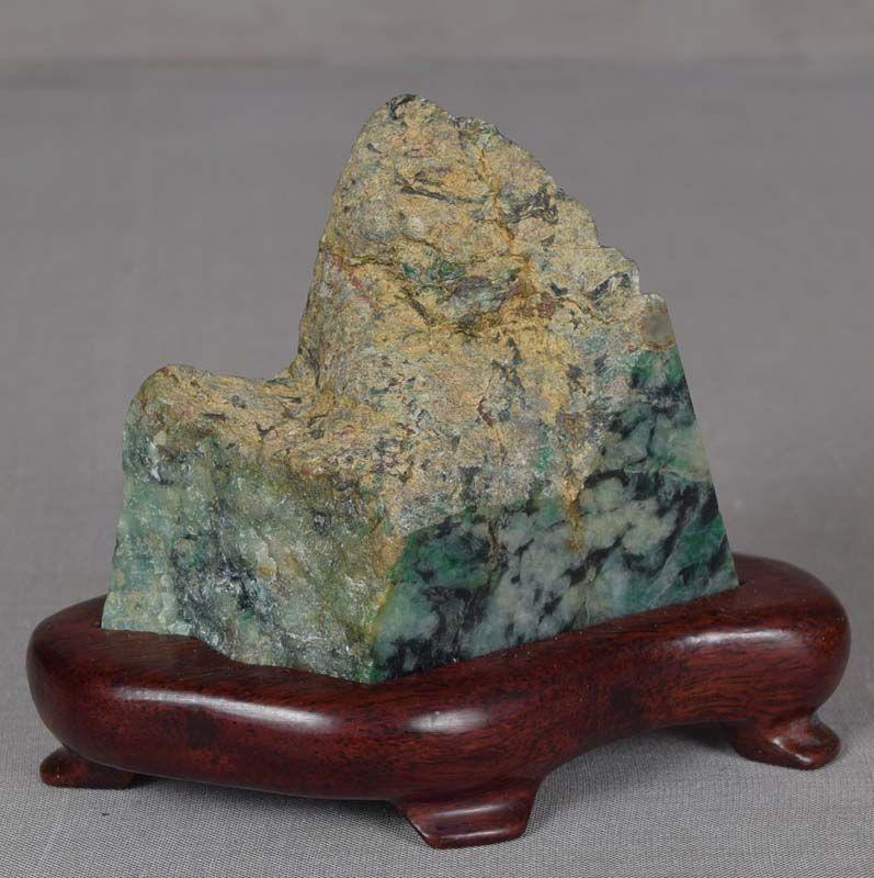 19c Chinese jadeite SCHOLAR’S ROCK (1 of 6)