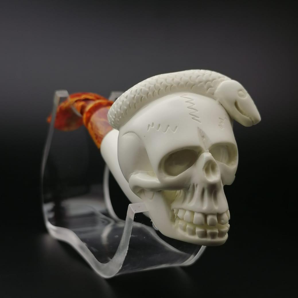 Snake Skull Meerschaum Pipe (1 of 10)