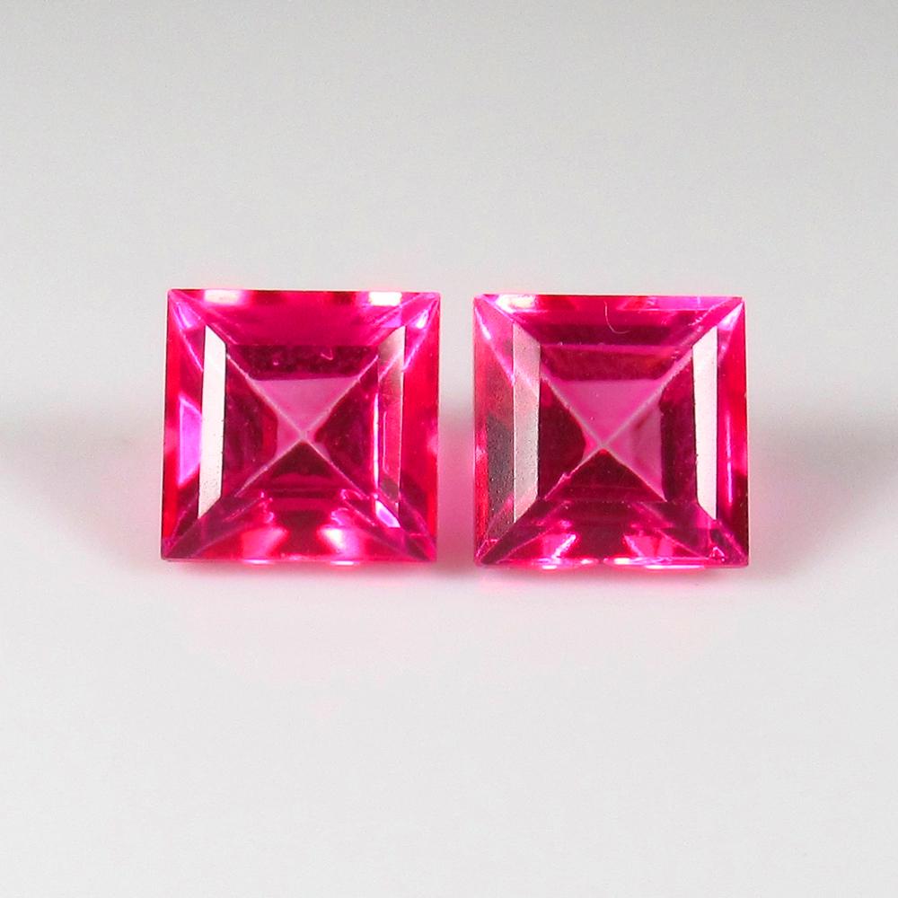 Natural Pink Topaz Pair - 5.01 Ct (1 of 2)