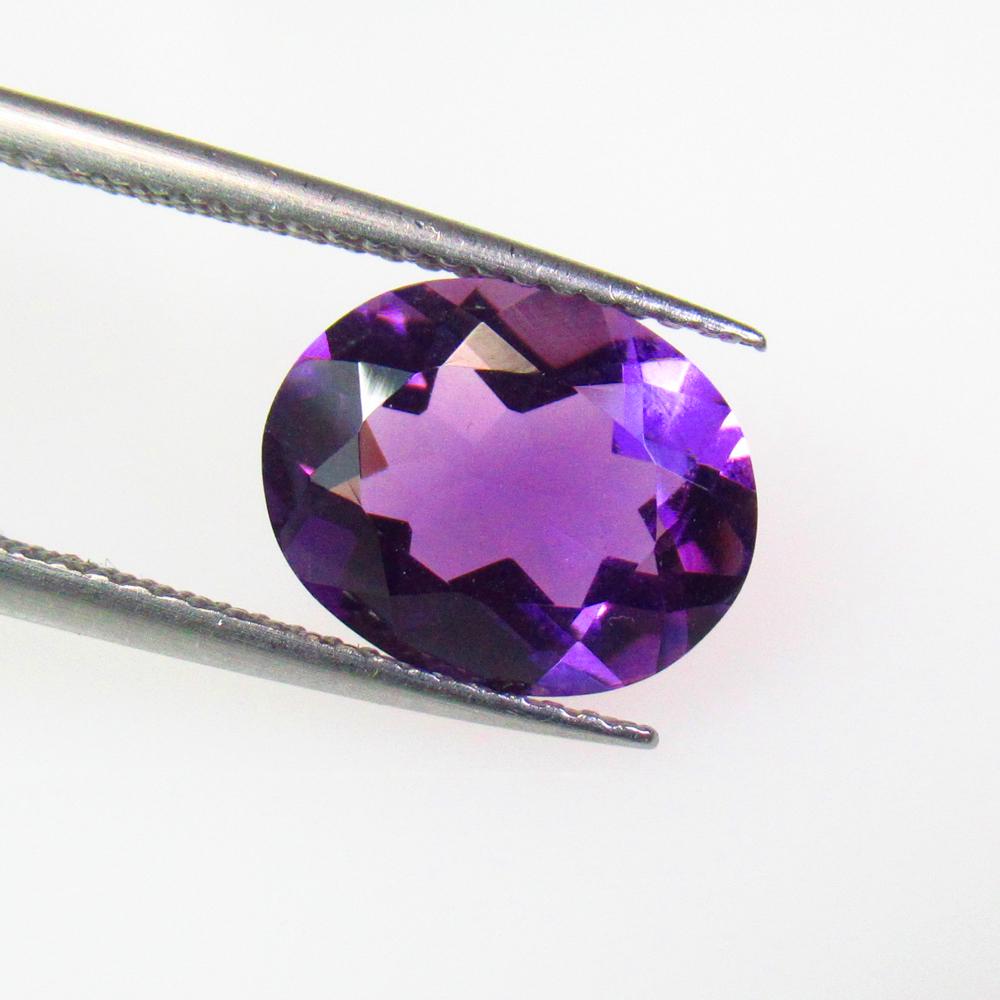 2.87 Ctw Natural Purple Amethyst Oval Cut (1 of 2)
