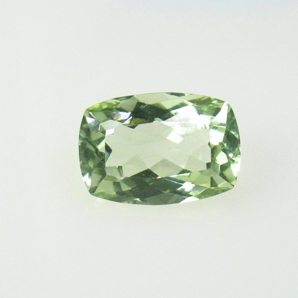 3.68 Ctw Natural Green Amethyst Cushion Cut (1 of 2)