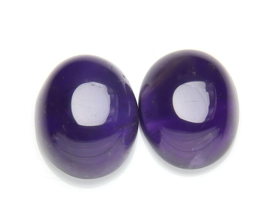 10.11 Cts Natural Amethyst Set (1 of 2)