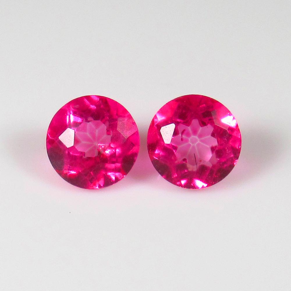 Natural Pink Topaz Pair - 2.40 Ct (1 of 2)