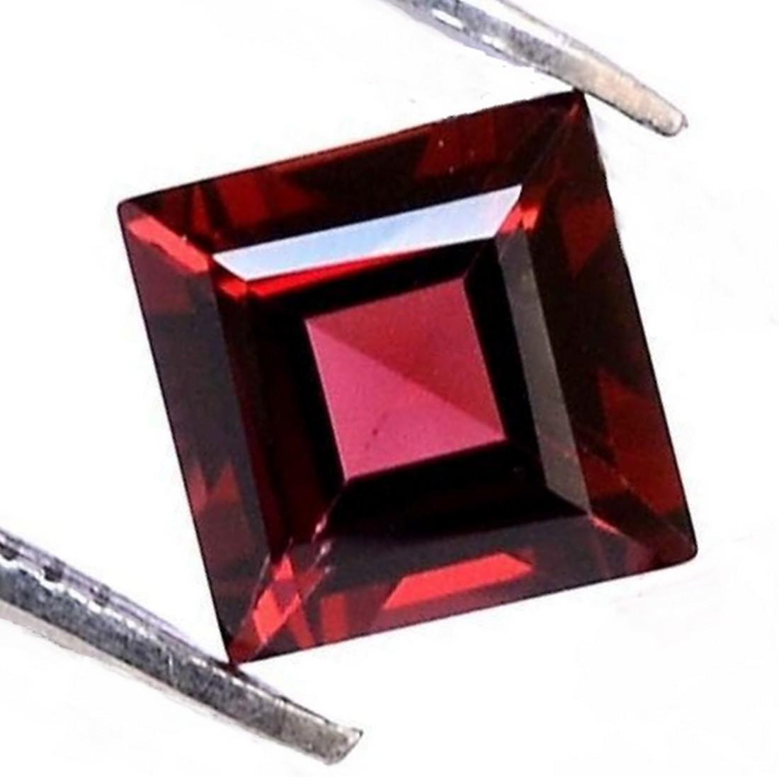 Natural Rhodolite Garnet Square Cut (1 of 2)