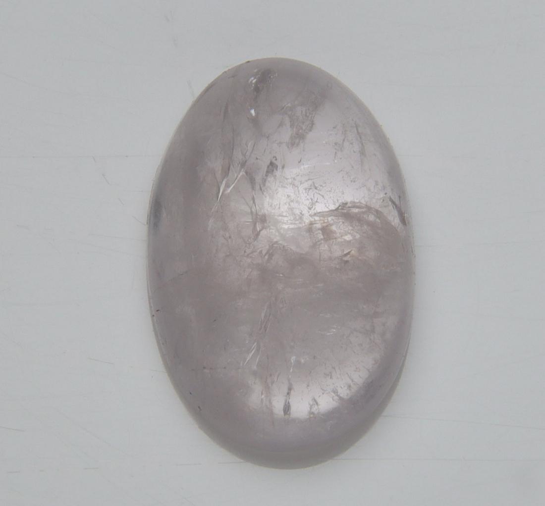 7.11 cts Natural Morganite: No Reserve! Title: 7.11 cts Natural Morganite Additional Information: Gemstone : Natural Morganite Shape and Cut : Oval Cabochan Weight : 7.11 carats Measurements : 14.75x9.89x6.77 mm, Color : Peach T