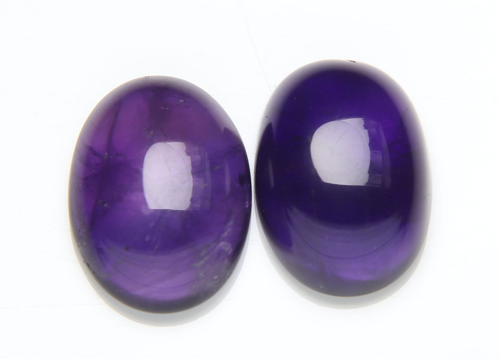 10.95 Cts Natural Amethyst Set (1 of 2)