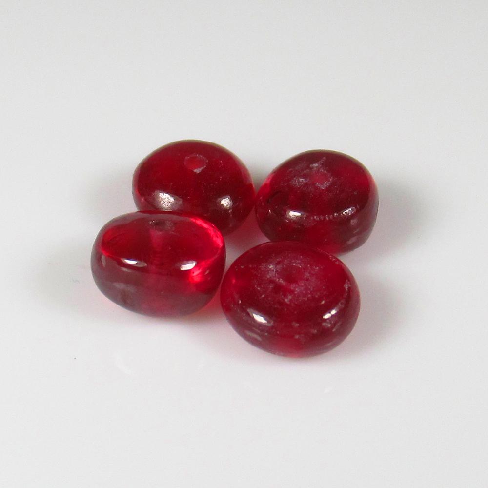 Natural Red Ruby Beads - 6.19 Ct (1 of 2)