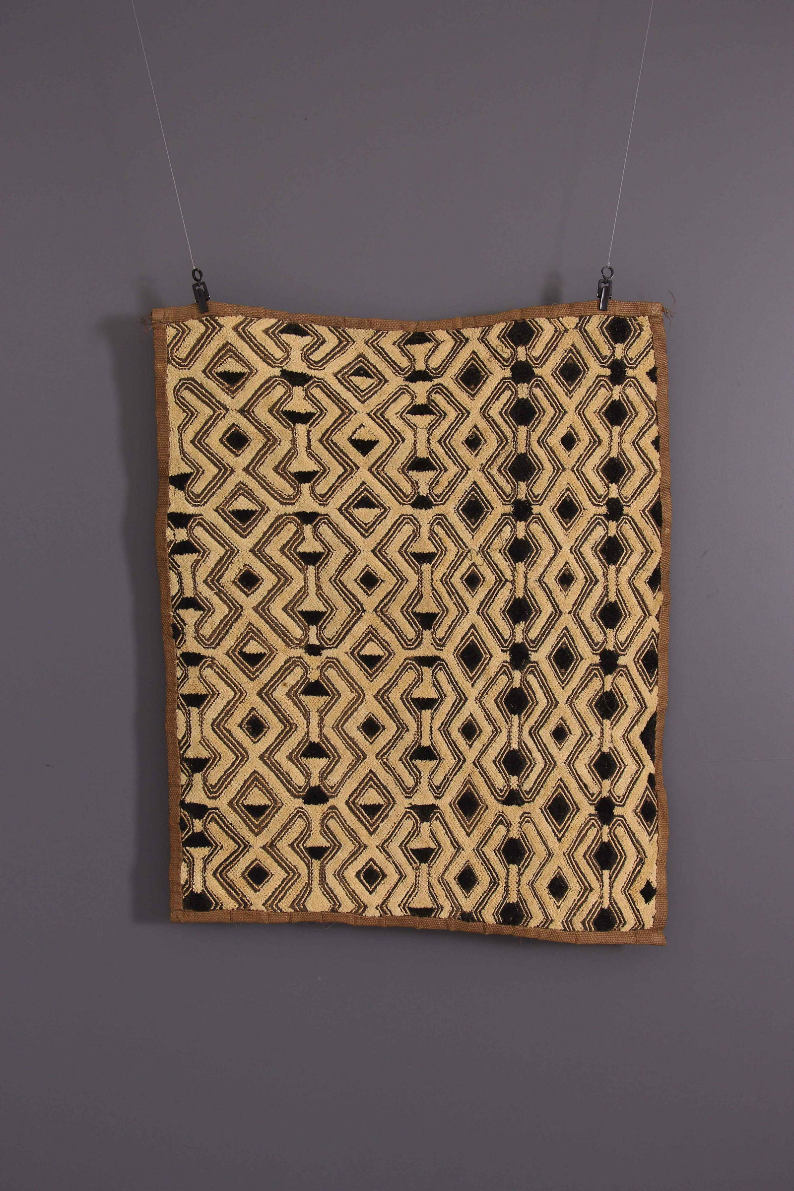 Showa Kuba velvet panel from Kasai - DRC, Congo - African Art Tribal Art (1 of 5)
