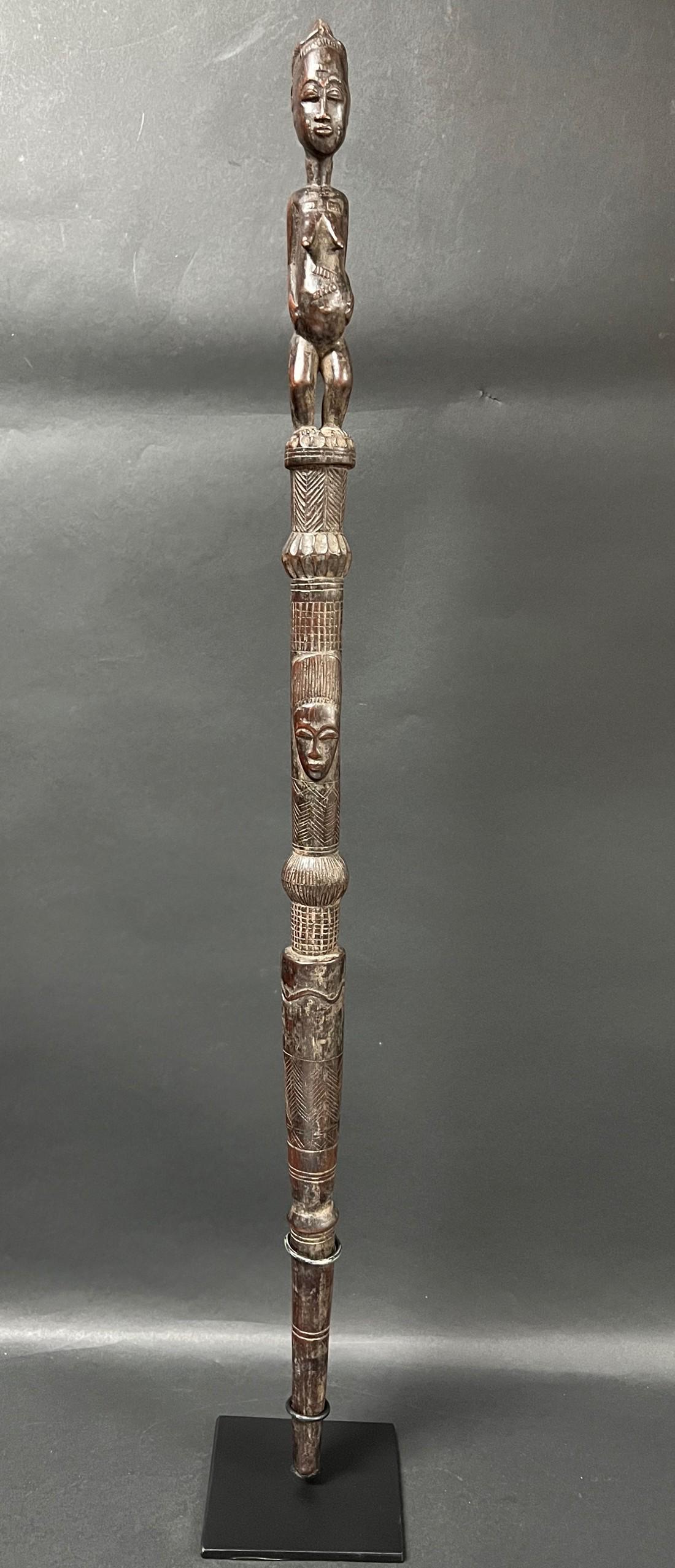 Baule Scepter with Metal Base (1 of 6)