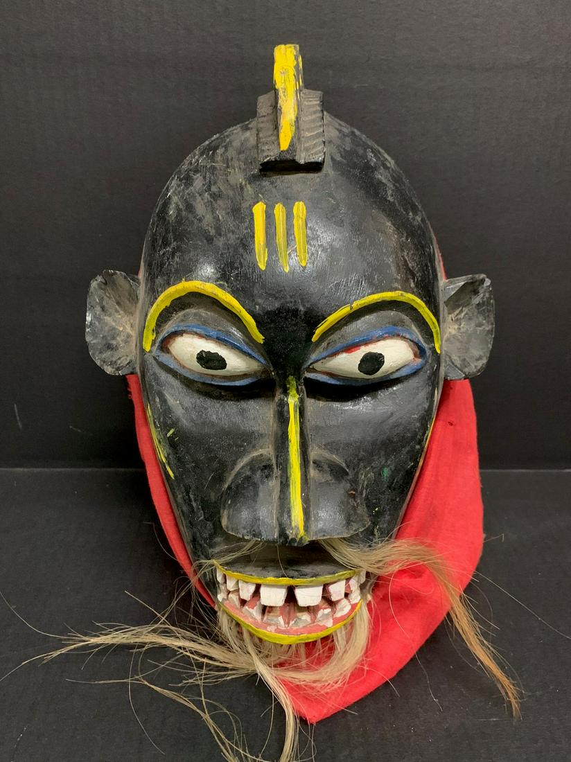 Bozo Painted Black Mask (1 of 5)