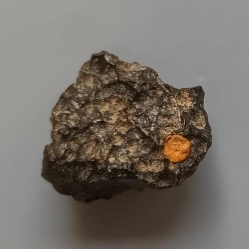 PHILIPPINITE TEKTITE - FROM METEORITE IMPACT: Title: PHILIPPINITE TEKTITE - FROM METEORITE IMPACT Origin: Anda, Cabarruyan Isl. Pangasinan, Luzon, Philippines Size: 1.2x1.2x0.7 cm / 1.31 gram Description: small pittet, mat philippinite tektite Re