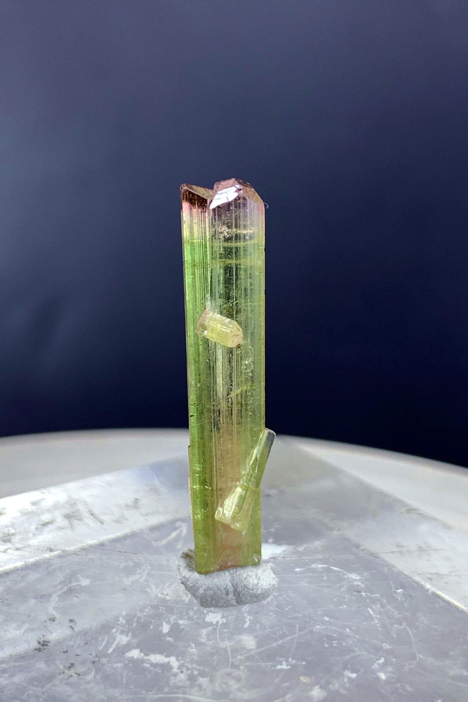 Natural Watermelon Tourmaline Crystal Specimen, Bi Color Tourmaline Raw Crystal, Rough Tourmaline (1 of 5)