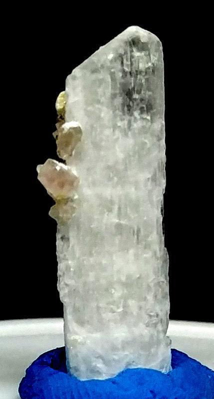 02 Grams Lovely Rarest Hambergite With Unknown Crystal Specimen From Skardu pakistan: Materials: hambergite specimen Description 02 Grams Lovely Rarest Hambergite With Unknown Crystal Specimen From Skardu pakistan SIZE 30*10*08 mm Meet your sellers jawad shakir Owner of MINERALSGUY Mes