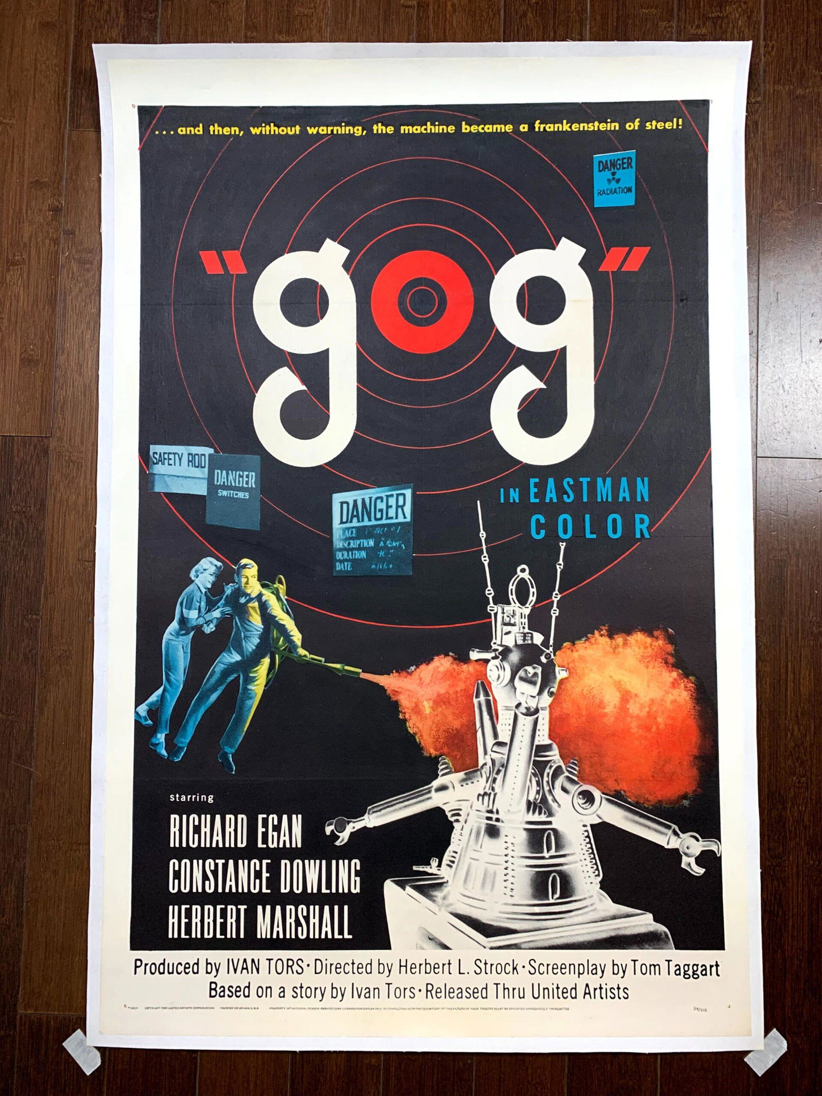 Gog - Early Science Fiction (1954) US One Sheet Movie Poster LB (1 of 4)