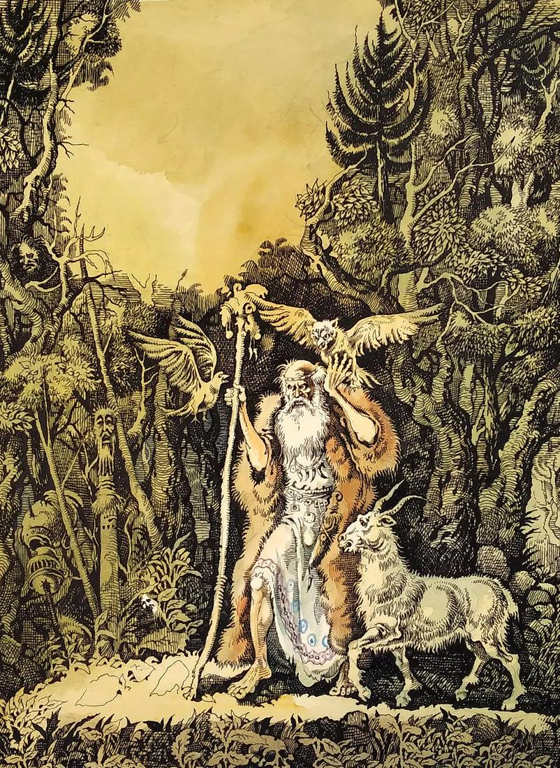 Watercolor painting Portrait of Moses Alexander Arkadievich Litvinov (1 of 6)