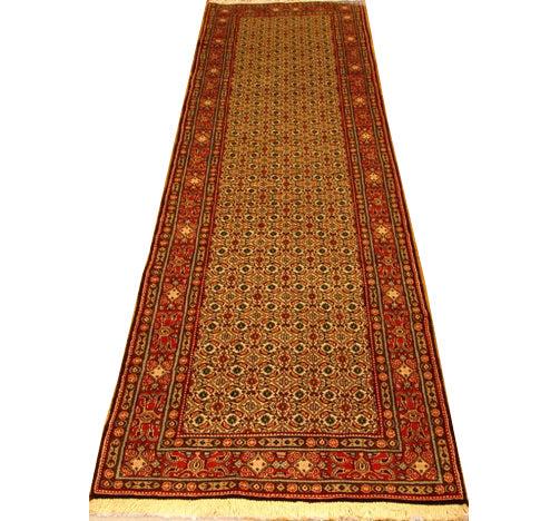 3' x 10' Ivory PERSIAN RUNNER IRAN RUG 14948 (1 of 5)