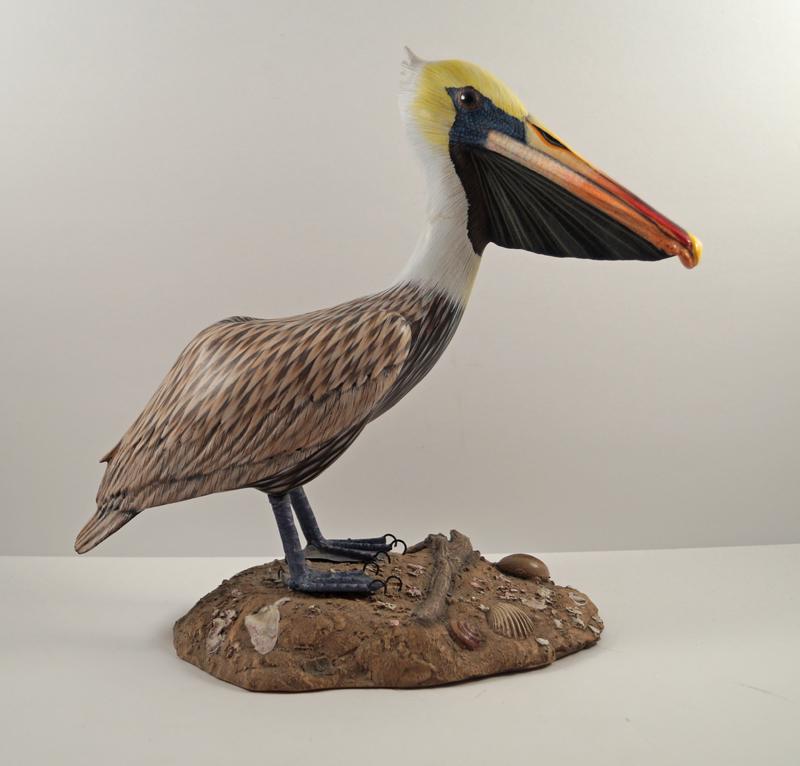 Pelican Carving Figurine Audubon Key West, Florida (1 of 6)