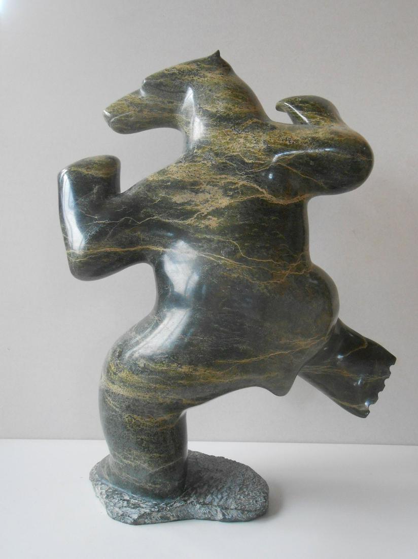 “Dancing Bear” by Iola Abraham Ikkidluak (1 of 14)