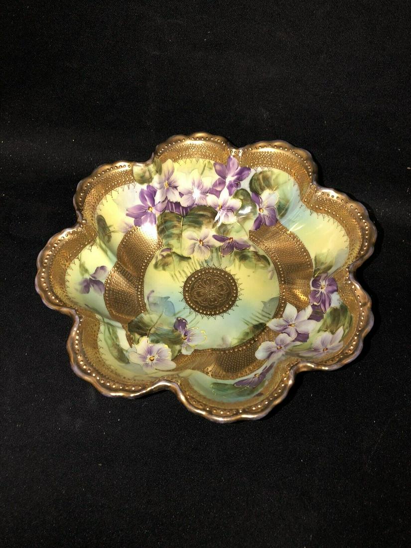 9 7/8” Nippon Bowl: It measures 9 7/8” x 3” and is marked. It has no chips, cracks or repairs Shipping: Domestic: Flat-rate of $15.00 to anywhere within the contiguous U.S. International: Foreign shipping rat