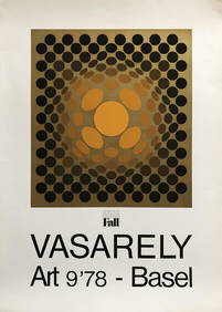 Victor Vasarely (1906-1997)- Color Serigraph - Scarce (1 of 4)