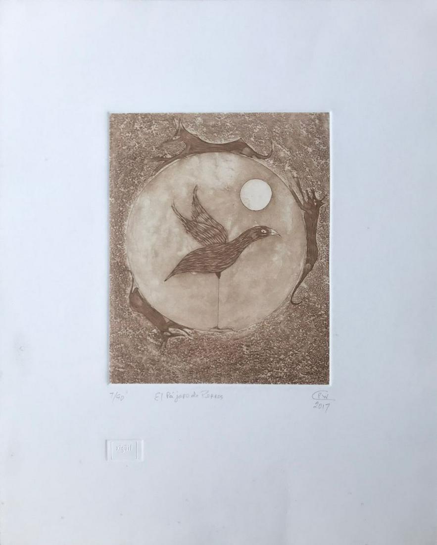 Pablo Weisz Carrington, Mexican, engraving, sugarlift, 2017 (1 of 1)