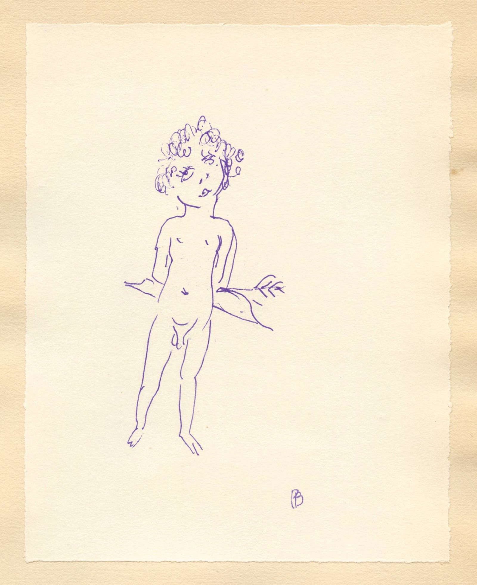 Pierre Bonnard lithograph for Correspondances, 1944 (1 of 1)