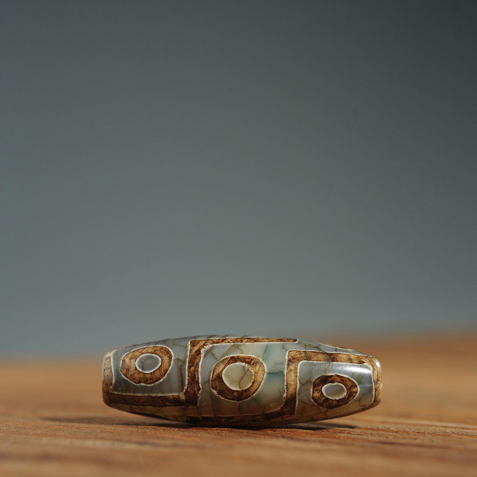 Tibetan Antique Nine-Eyed Agate Dzi Bead (1 of 8)
