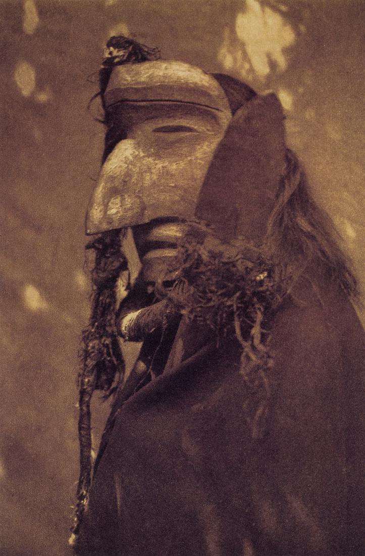 EDWARD CURTIS - Nuhlimahla - Qagyuhl, 1914: Artist: Edward Curtis Title: Nuhlimahla - Qagyuhl, 1914 Medium: Photo Litho, 2000, Canada Dimensions: 6.45x9.8" Description: Heat Wax Mounted on 11x14" Conservation Board Artist Bio: Edward Sheriff Cu