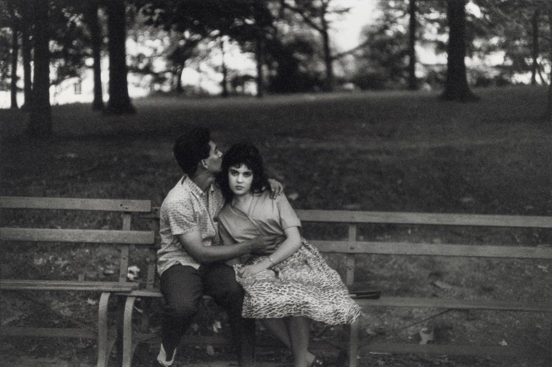 BRUCE DAVIDSON - Central Park, 1960: Artist: Bruce Davidson Title: Central Park, 1960 Medium: Photo Litho, 2009, Germany Dimensions: 9.6x6.4" Description: Heat Wax Mounted on 11x14" Conservation Board Artist Bio: Bruce Davidson is an Ame