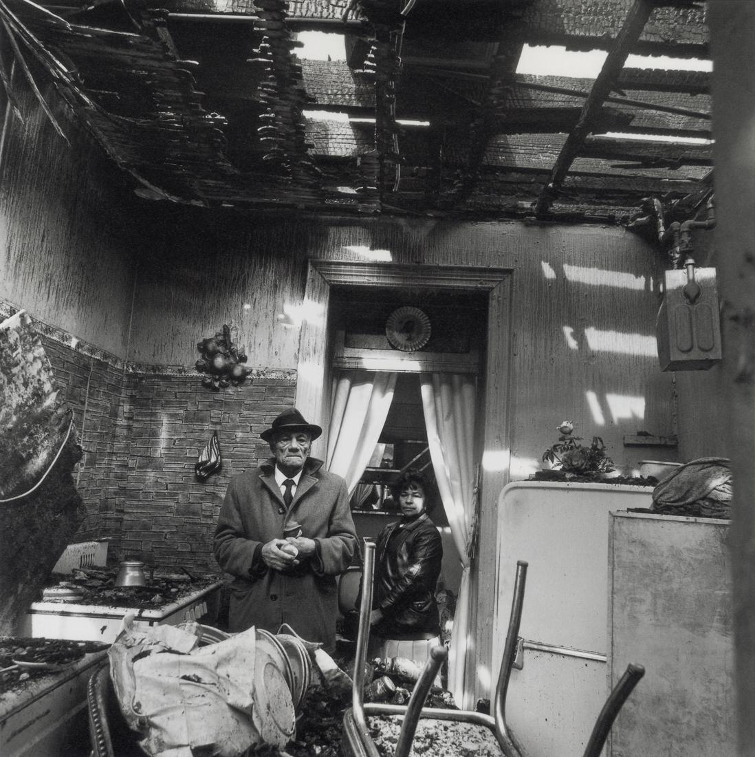 BRUCE DAVIDSON - East 100th Street, 1966-68: Artist: Bruce Davidson Title: East 100th Street, 1966-68 Medium: Photo Litho, 2009, Germany Dimensions: 9.15x9.15" Description: Heat Wax Mounted on 11x14" Conservation Board Artist Bio: Bruce Davidson