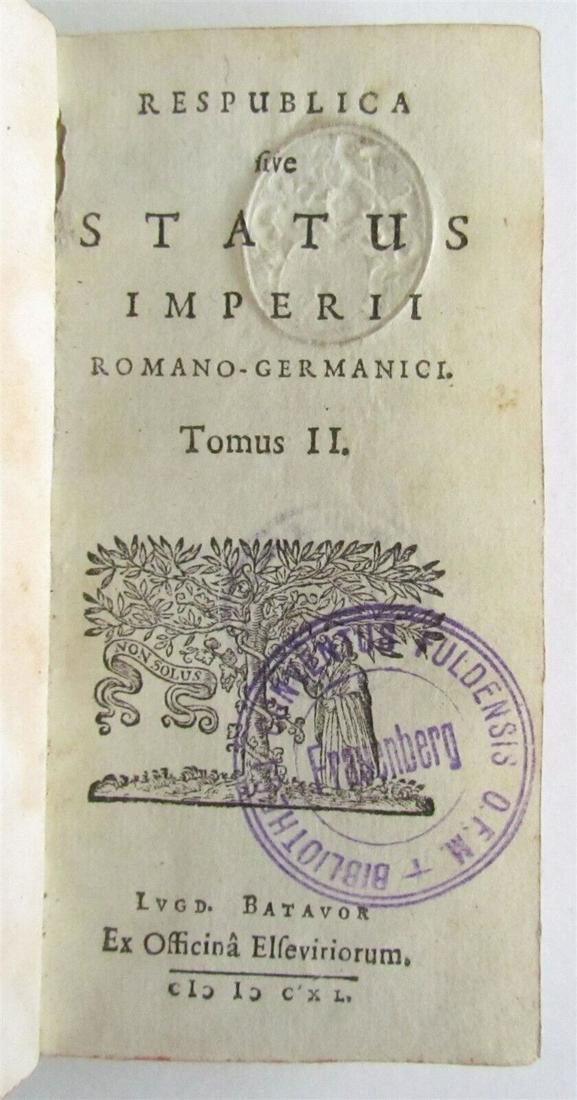 1640 RESPUBLICA SIVE STATUS INPERII ROMANO-GERMANICI antique ELZEVIR (1 of 5)