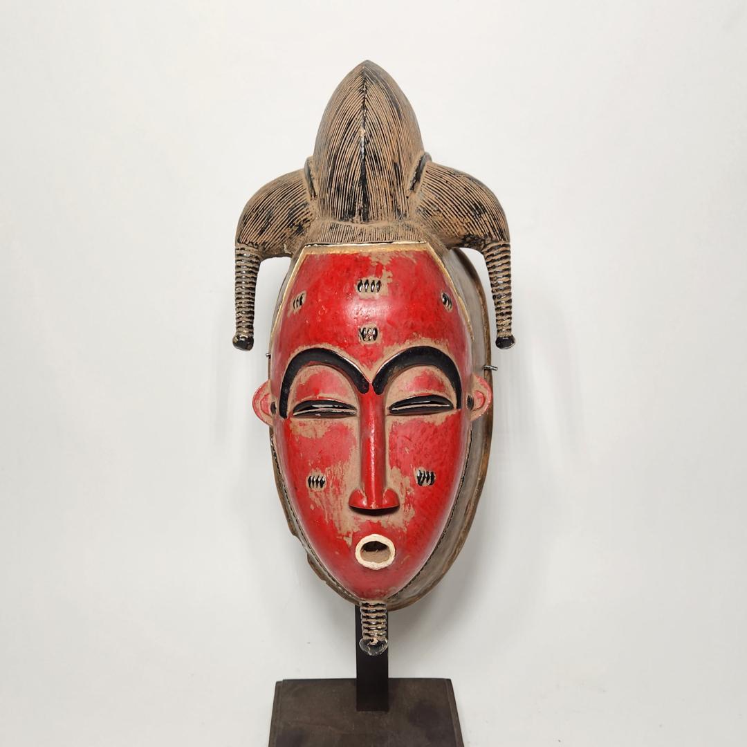 Baule Mask: Title: Baule Mask Date/Period: 19th century Materials/Origin: Ivory Coast, Africa Dimension: 8in X 6in X 15in Reserve: $200.00 Shipping: Domestic: Flat-rate of $30.00 to anywhere within the contiguous