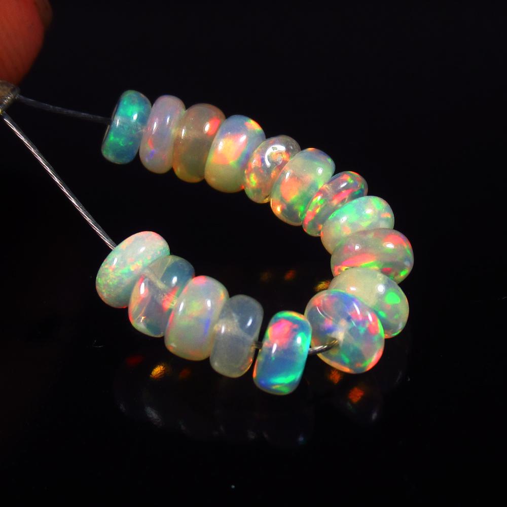 Natural Multicolor Opal Beads - 2.29 Ct (1 of 2)