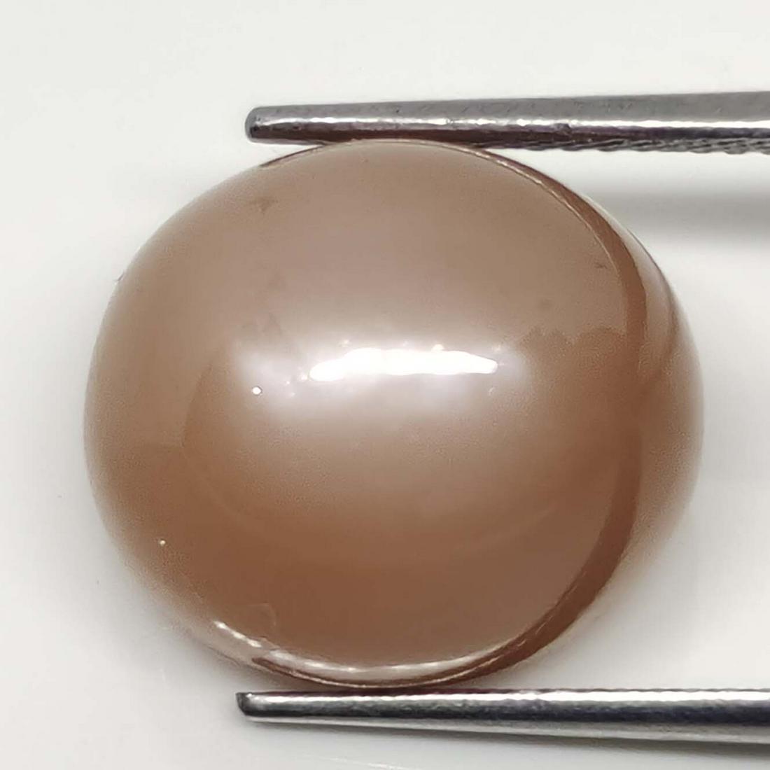 10.20 Ct Natural Peach Moonstone: No Reserve! Title: 10.20 Ct Natural Peach Moonstone Additional Information: Gemstones: Natural Peach Moonstone Carat Weights: 10.20 ct Size/Dimensions: 13.6 X 12 X 8.30 mm Treatment: None Materials &