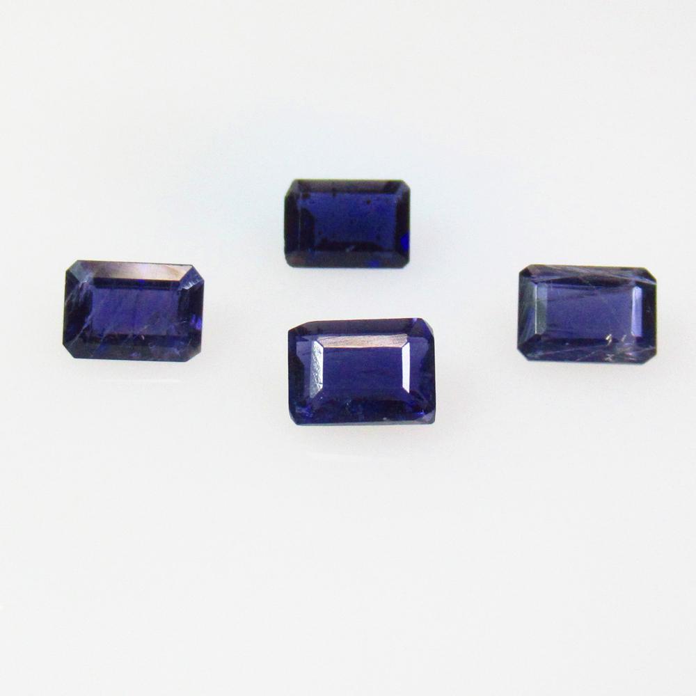 3.52 Ctw Natural Iolite Octagon Set: No Reserve! Title: 3.52 Ctw Natural Iolite Octagon Set Stone Clarity: VS Gemstones: Natural Iolite Carat Weights: 3.52 Size/Dimensions: 7.00 x 5.00 x 3.50 mm Additional Information: Very Good Luster /