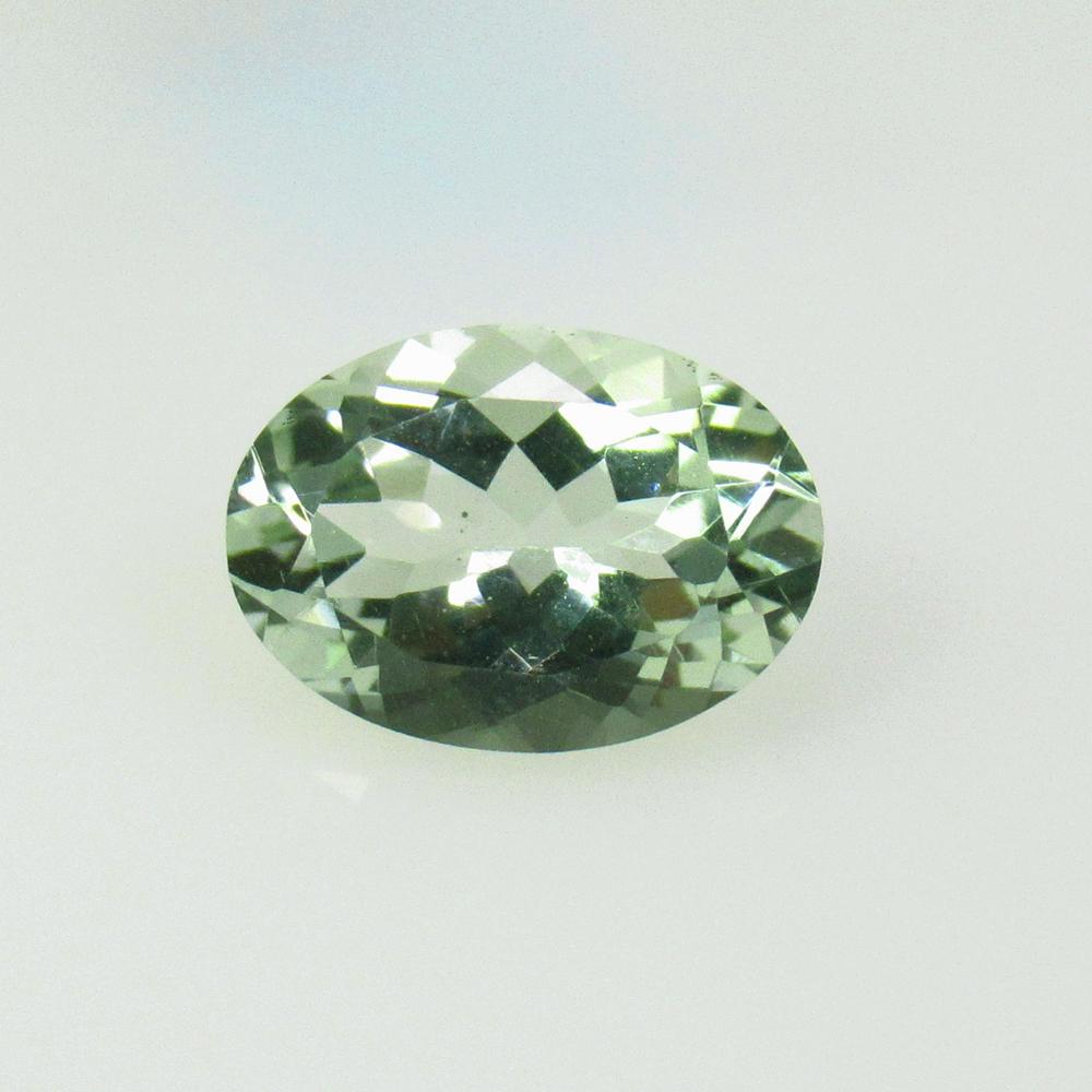 5.20 Ctw Natural Green Amethyst Oval Cut (1 of 2)