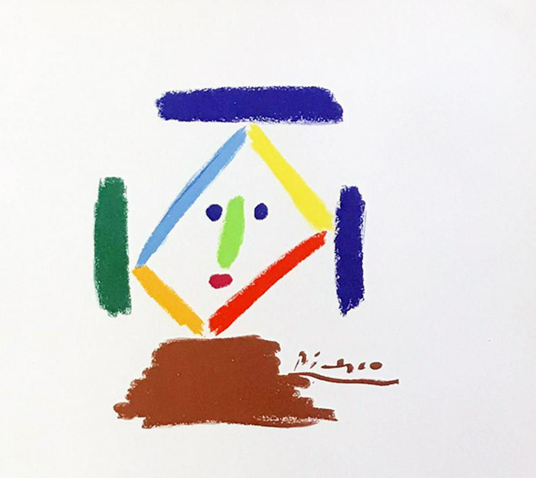 Pablo Picasso lithograph 135 The Nun 1968: TITLE: Pablo Picasso lithograph 135 The Nun 1968 ARTIST/SOURCE: Pablo Picasso MEDIUM: Lithograph DIMENSION: 17x14 inch DESCRIPTION: Title: The Nun Artist: Pablo Picasso Country: Spain Medium: Lithogra